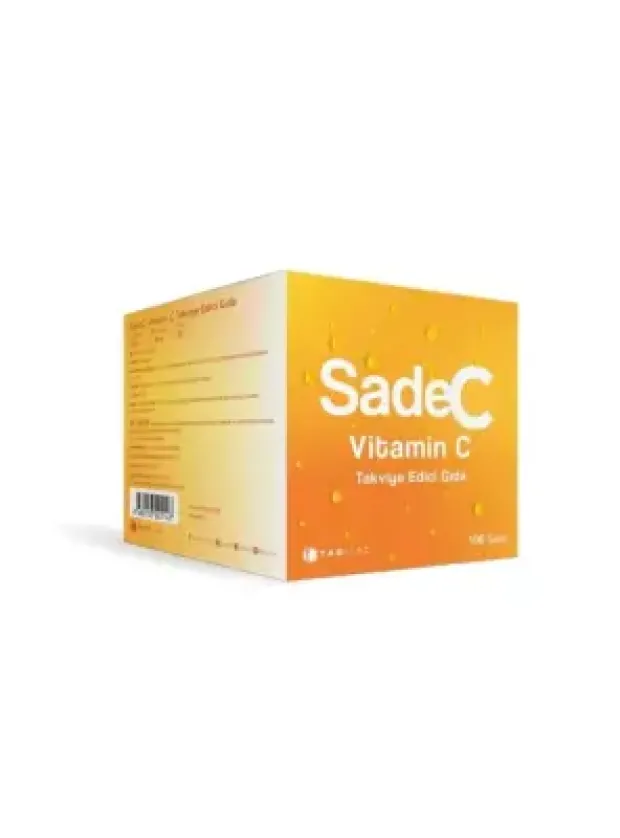 SadeC Vitamin C 100 Saşe C Vitamini Takviyesi