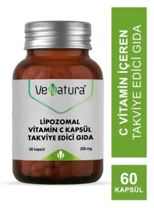 Venatura Lipozomal Vitamin C Takviye Edici Gıda 60 Kapsül