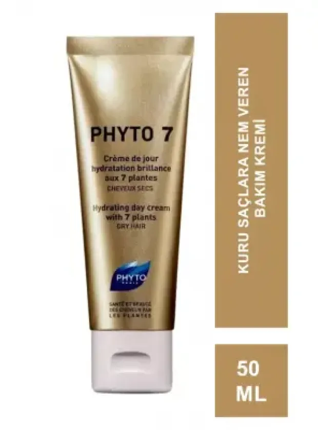 Phyto 7 Day Cream 50 ml - Kuru Saçlar için 7 Bitki Özlü Günlük Nemlendirici Krem