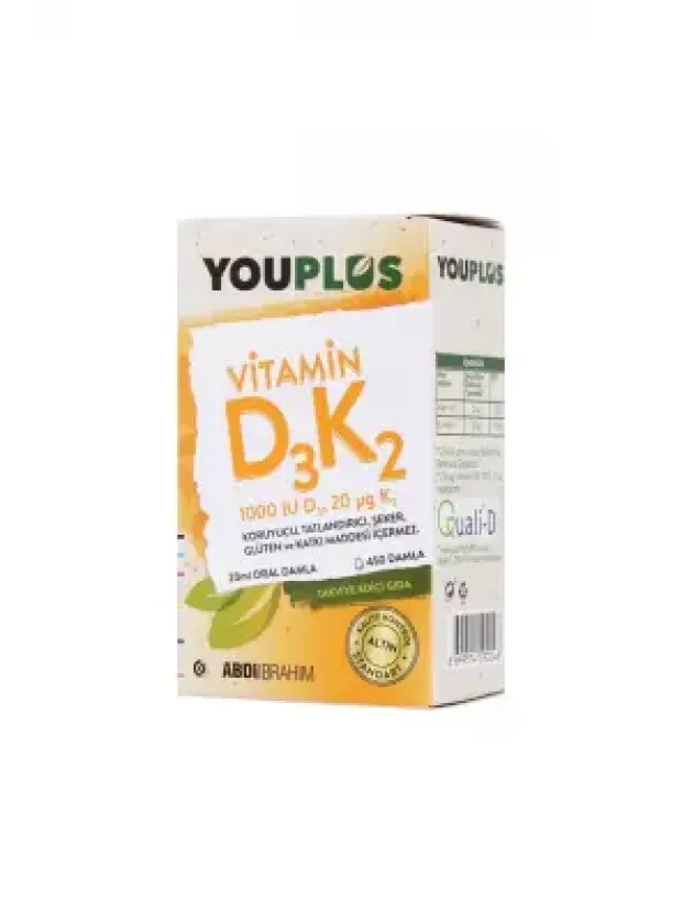 Youplus D3K2 Vitamin Damla 20 ml