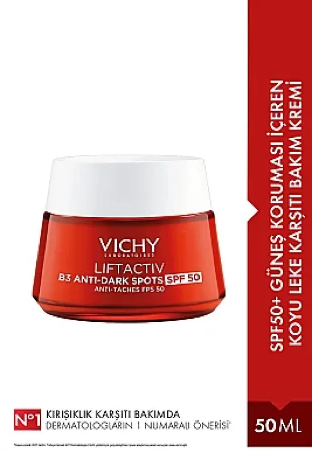 Vichy Liftactiv B3 Anti Dark Spots Spf 50 Cream Koyu Leke Karşıtı  50 ml
