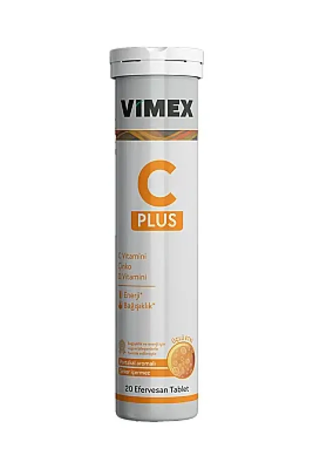 Vimex C Plus Üçlü Etki 20 Efervesan Tablet