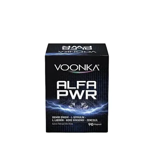 Voonka Alfa PWR Demir Dikeni L-Arjinin Kore Ginsengi 90 Kapsül