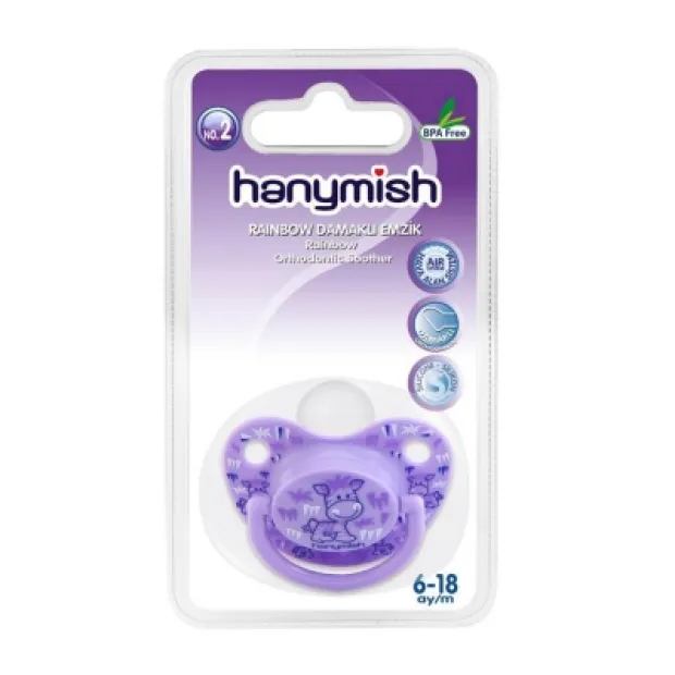 Hanymish Rainbow Damaklı Emzik No: 2