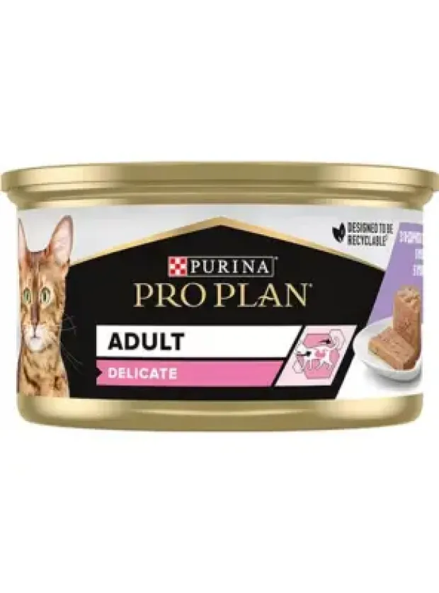 Pro Plan Yetişkin Kedi Delicate Hindili Konserve 85 Gr