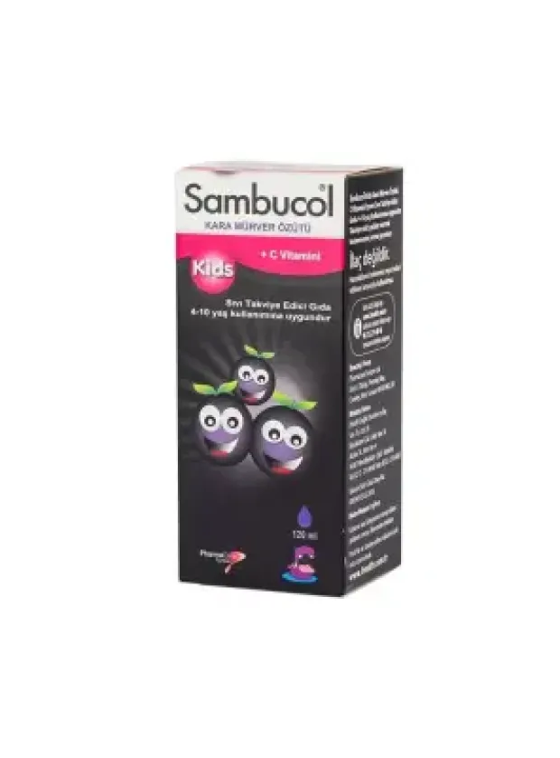 Sambucol Kids Kara Mürver Özütü Likit Şurup 120 ml