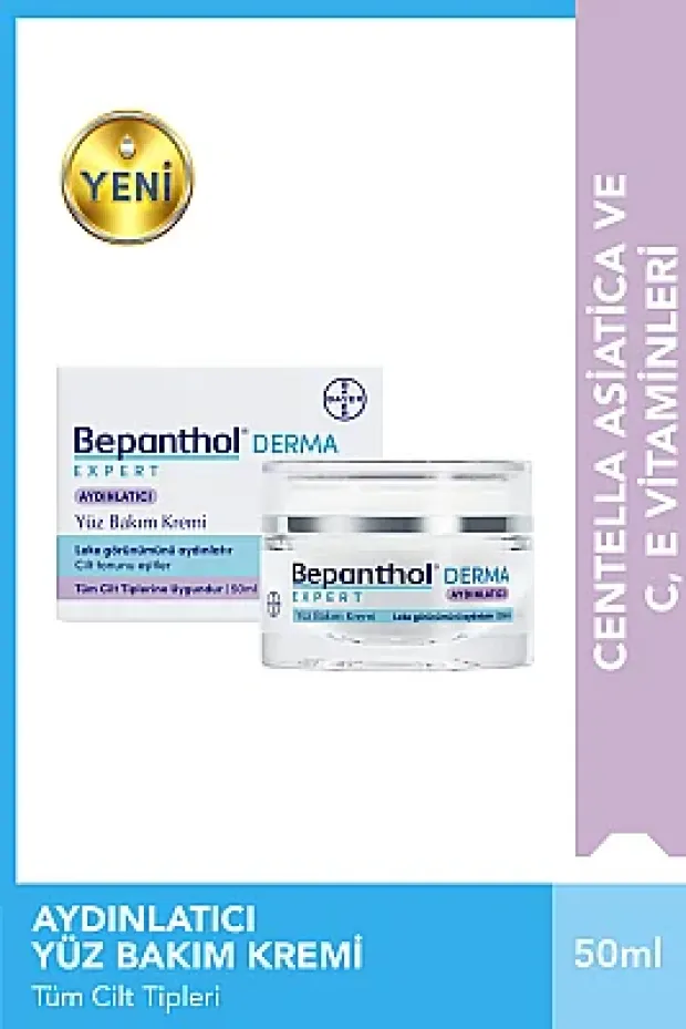 Bepanthol Derma Expert Aydınlatıcı Yüz Bakım Kremi 50 ml