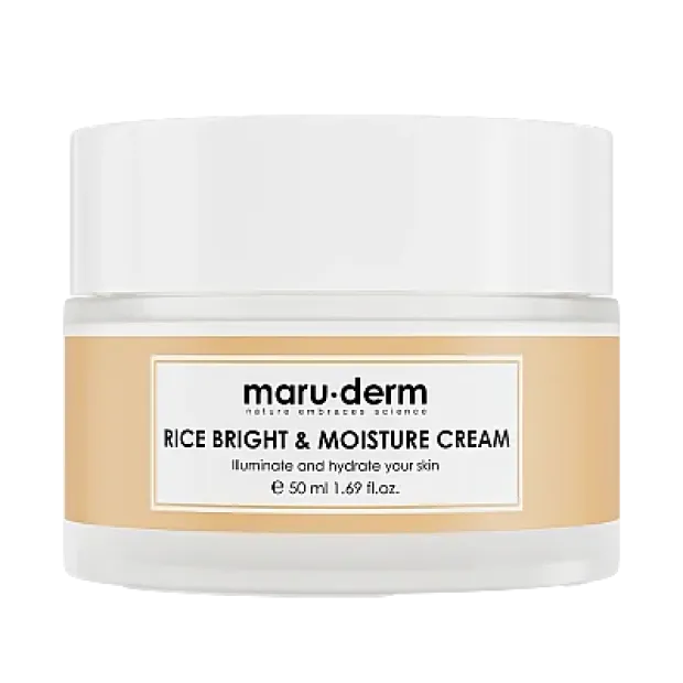 Maruderm Rice Bright & Moisture Pirinç Özlü Aydınlatıcı & Nemlendirici Krem 50 ml