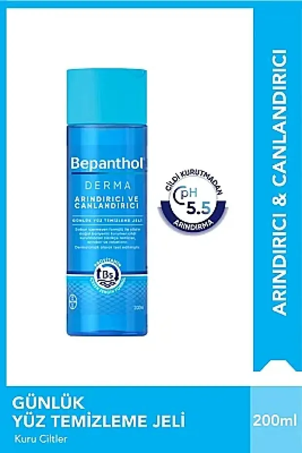 Bepanthol Derma Yüz Temizleme Jeli Arındırıcı 200 ml
