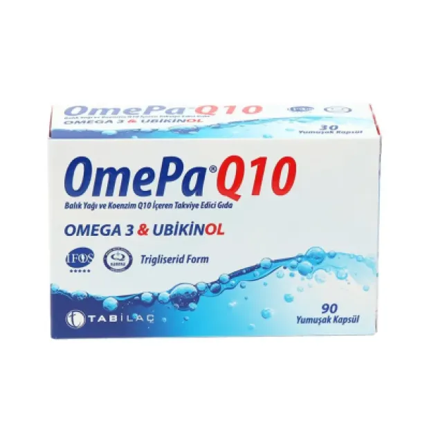 Omepa-Q10 Omega3 Ubiquinol 90 Kapsül