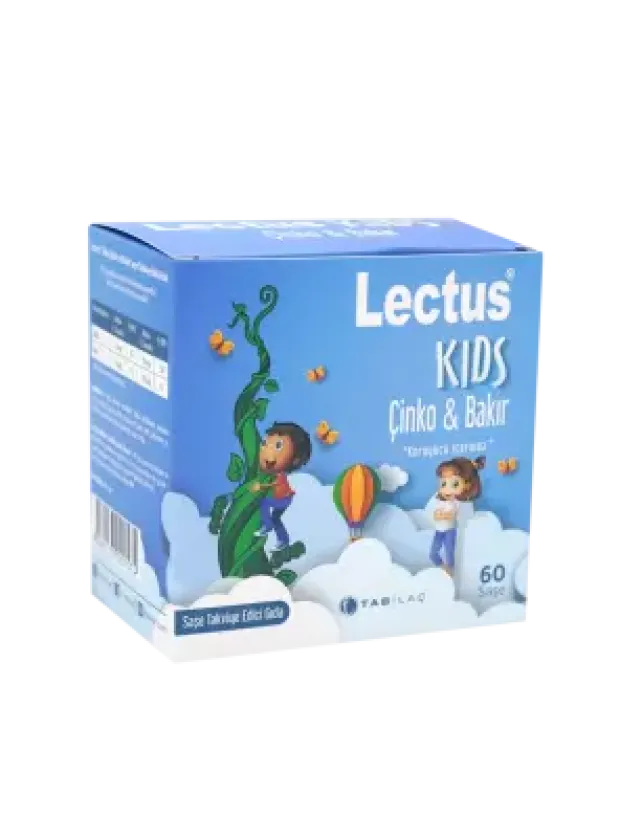 Lectus Kids Çinko& Bakır 60 Saşe