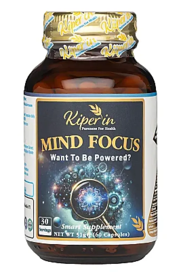 Kiperin Mind Focus Akıllı Gıda Takviyesi 60 Kapsül