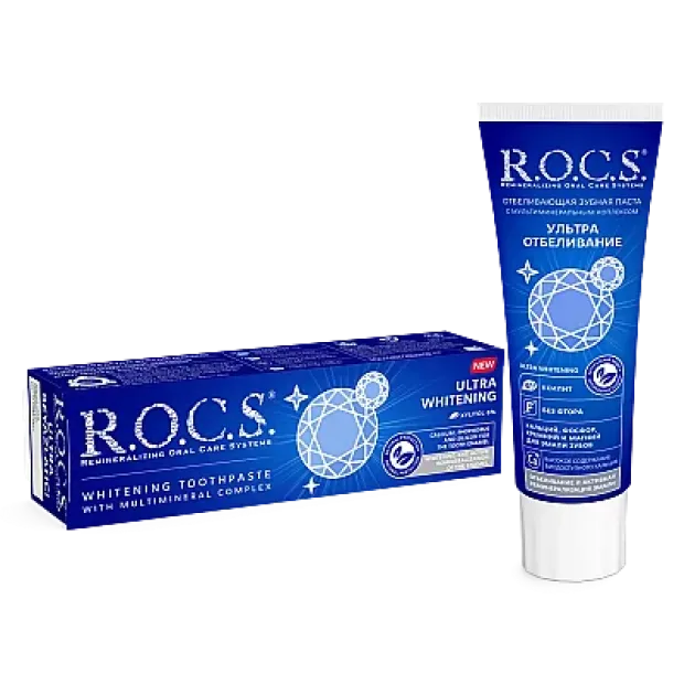 Rocs Ultra Beyazlatıcı Diş Macunu 75 ml
