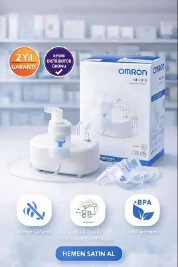 Omron NE-C810 Kompresörlü Nebülizatör Cihazı