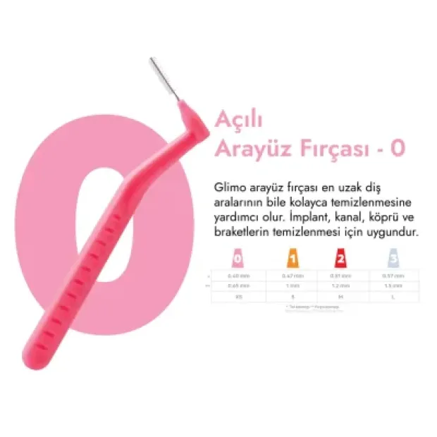 Glimo Açılı Arayüz Fırçası - XS