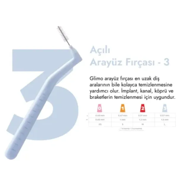 Glimo Açılı Arayüz Fırçası - L