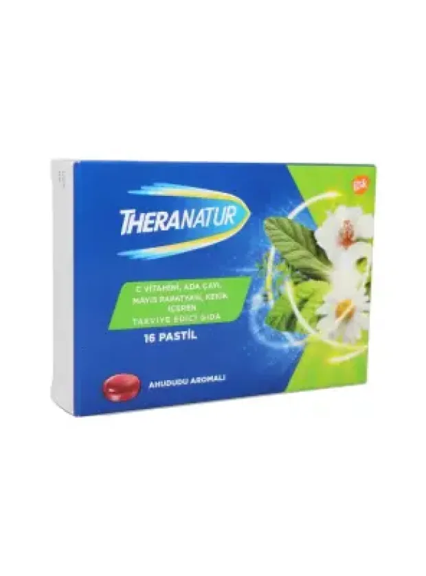 Theranatur Ahududu Aromalı Pastil 16 Adet