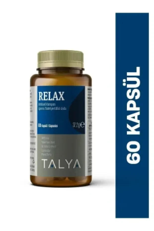Talya Relax Bitkisel Karışım İçeren Takviye Edici Gıda 60 Kapsül
