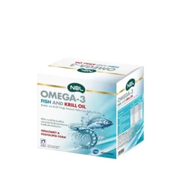 NBL Omega-3 Fish And Krill Oil 100 Yumuşak Kapsül