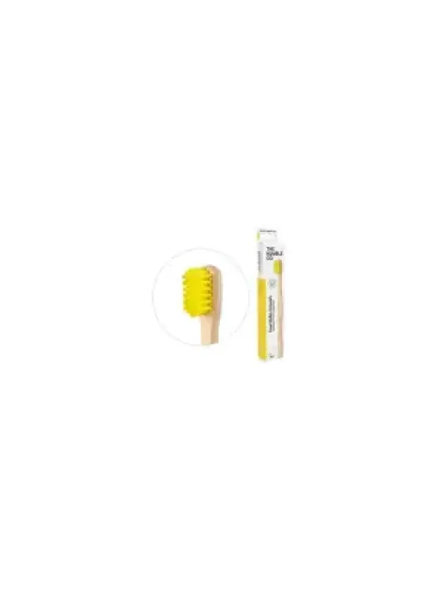 Humble Brush Ekolojik Bambu Hassas Diş Fırçası Yetişkin, Sarı