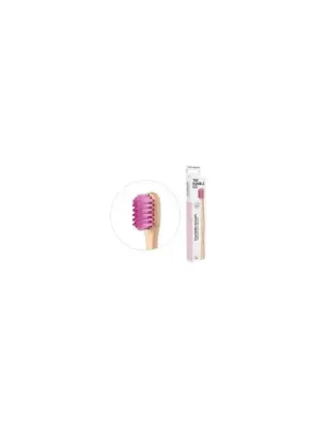 Humble Brush Ekolojik Bambu Hassas Diş Fırçası Yetişkin, Lila