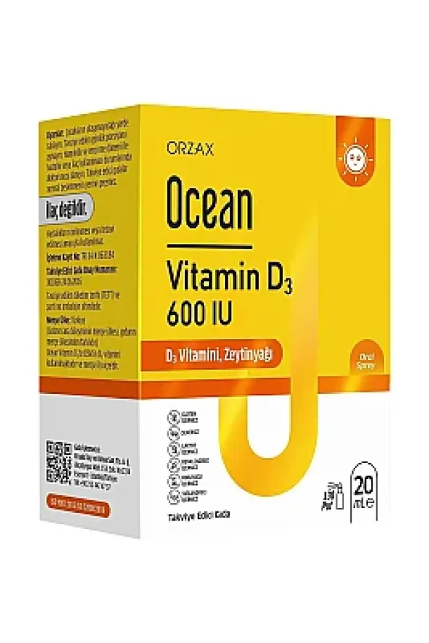 Ocean Vitamin D3 600 IU Sprey 20ml