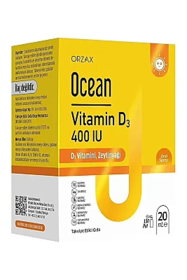 Ocean Vitamin D3 400 IU Sprey 20ml