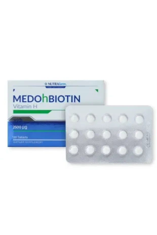 Dermoskin NutraFarm MedoHbiotin 2,5 mg 120 Tablet