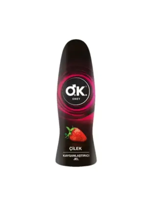 Okey Çilek Aromalı Kayganlaştırıcı Jel 50 ml
