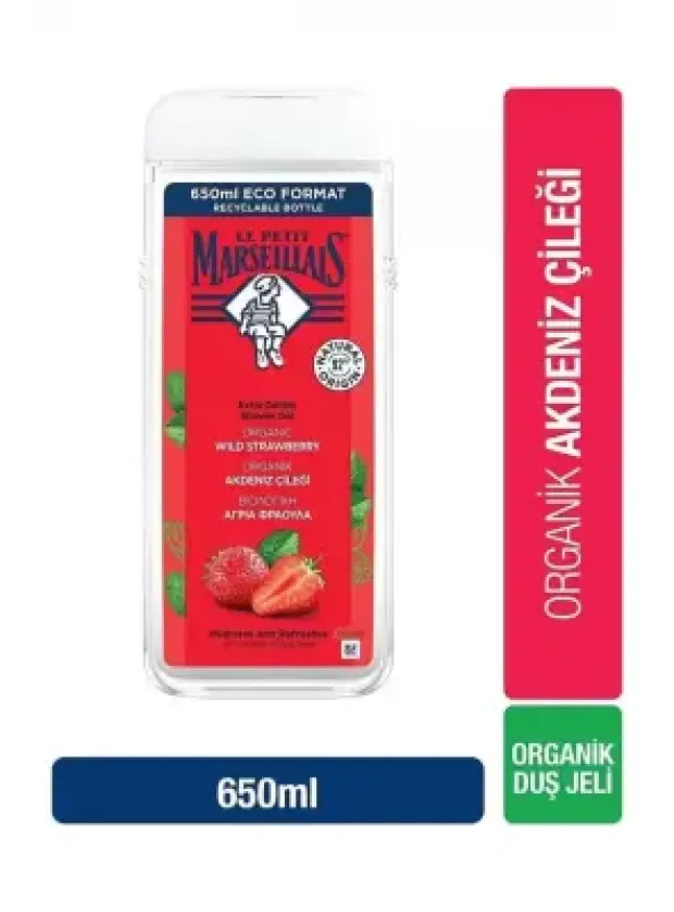 Le Petit Marseillais Duş Jeli Akdeniz Çileği 650 ml