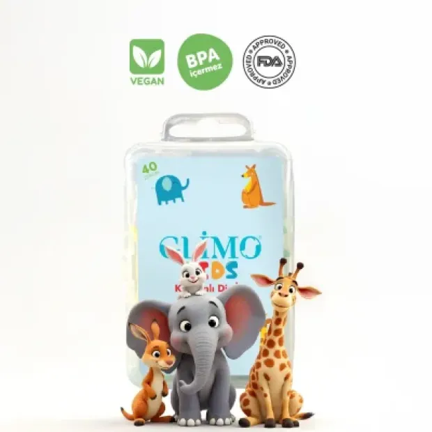 Glimo Kids Kürdanlı Diş İpi 40 Adet