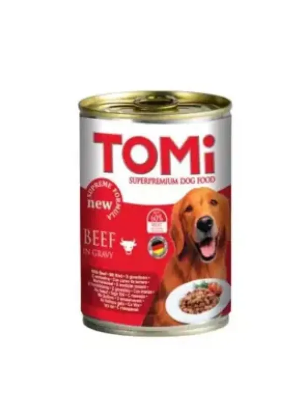 Tomi Biftek Etli Köpek Konservesi 400 Gr