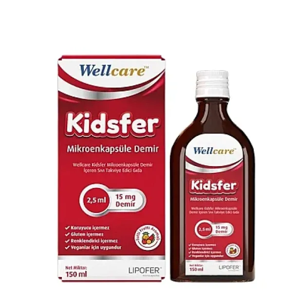 Wellcare Kidsfer Mikroenkapsüle Demir 150 ml