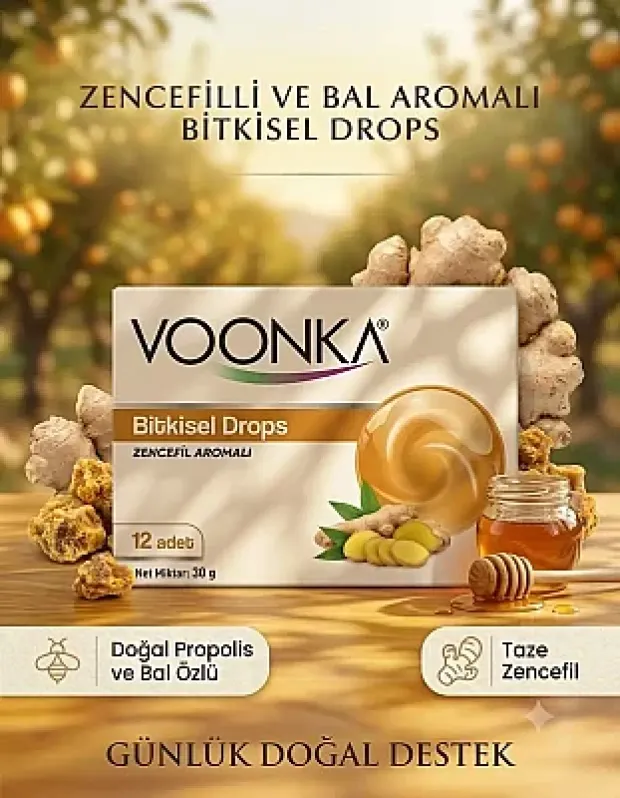 Voonka Zencefil Bitkisel 12 Drops