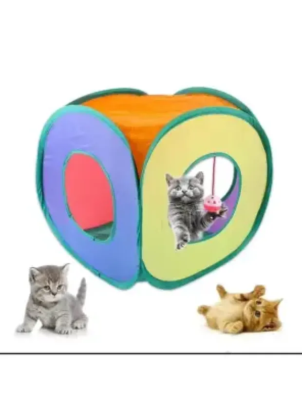 Kare Model Kedi Oyun Tünel