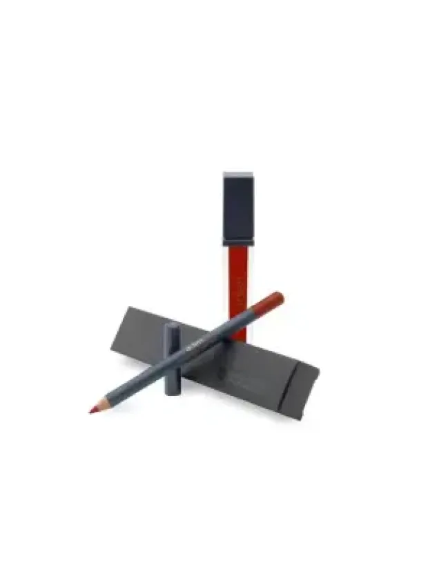 Aden Liquid Lipstick + Lipliner Pencil Set - 21 Coral -