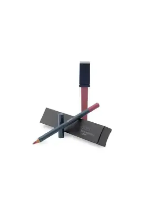 Aden Liquid Lipstick + Lipliner Pencil Set - 33 Sugar Chic -