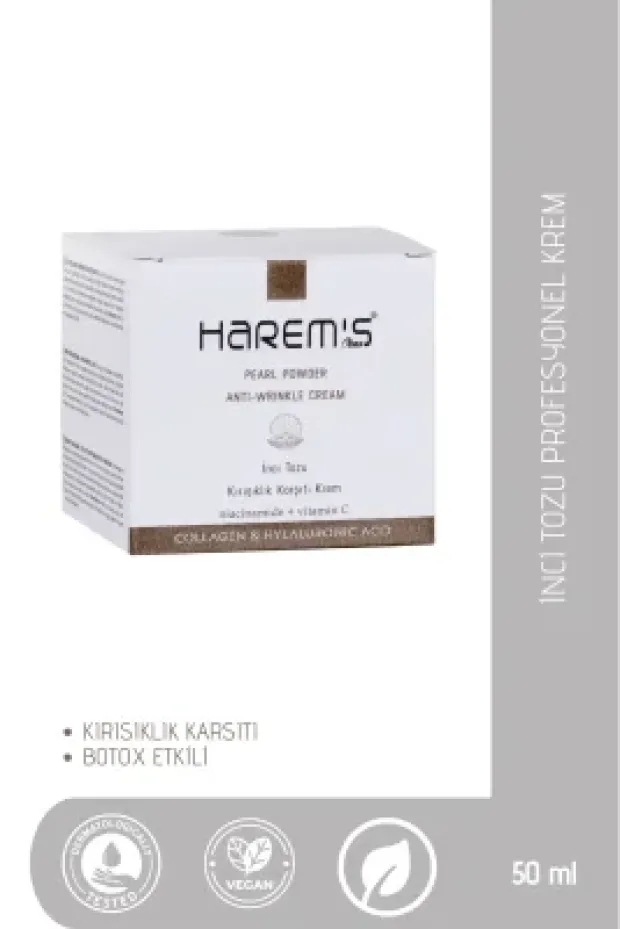 Harem's İnci Tozlu Kırışıklık Karşıtı Bakım Kremi 50ML