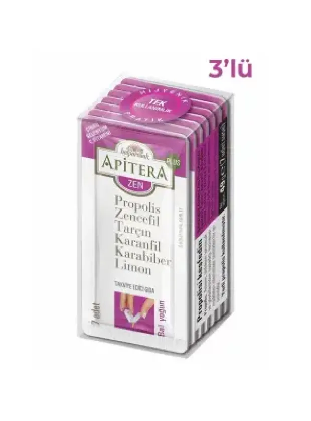 Balparmak Apitera Zen Plus 3 Adet 7x7 gr