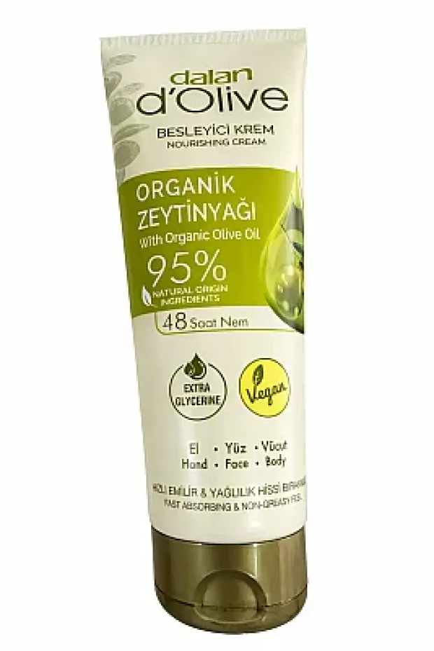 Dalan D'Olive Doğal Zeytinyağlı 250Ml Nemlendirici El ve Vücut Kremi