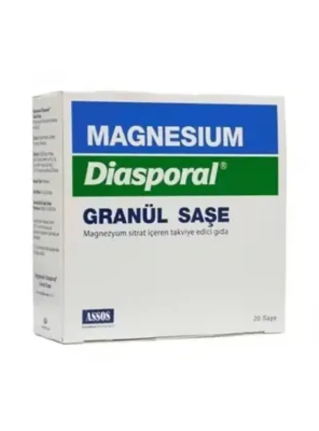 Magnesium Diasporal Granül 20 Saşe