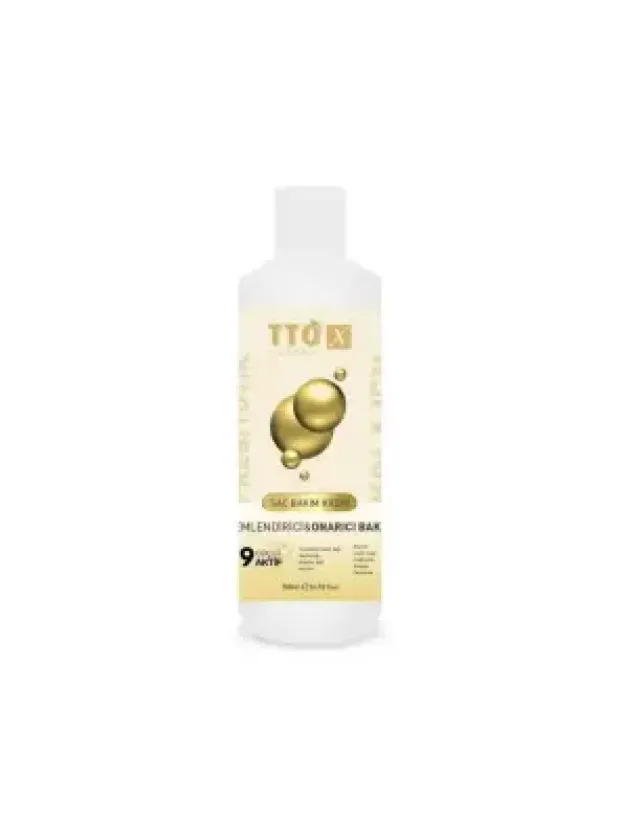 TTO X Kolajen ve Prebiyotik Nemlendirici & Onarıcı Saç Bakım Kremi 500ml