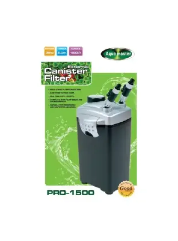 Aqua Master Pro-1500 Dış Filtre 5 Sepet 1500 Lh