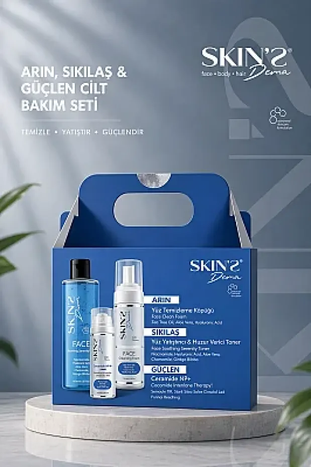 Skins Derm Arın, Sıkılaş, Güçlen Cilt Bakım Seti