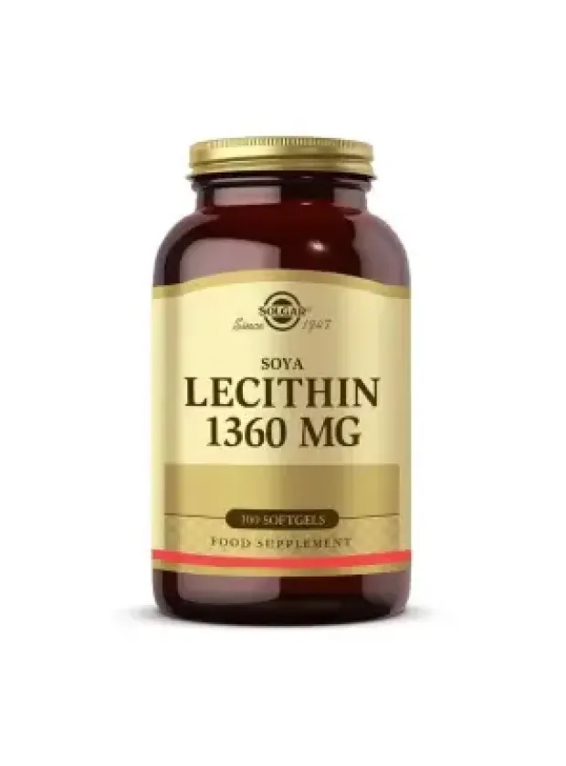 OUTLET - Solgar Lecithin 1360 mg 100 Yumuşak Jelatin Kapsül