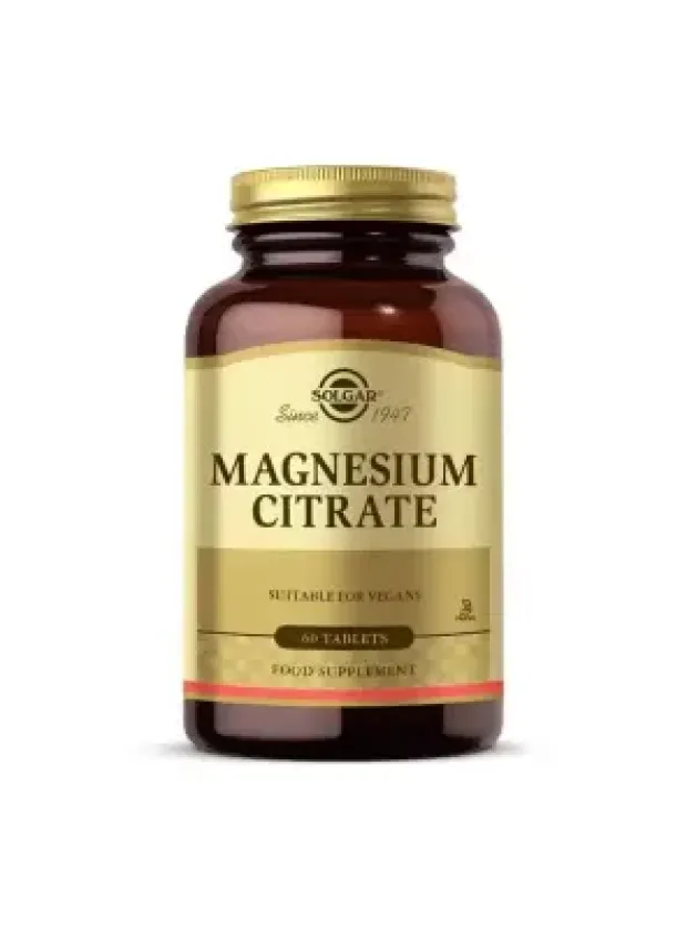 Solgar Magnesium Citrate 200 mg 60 Tablet