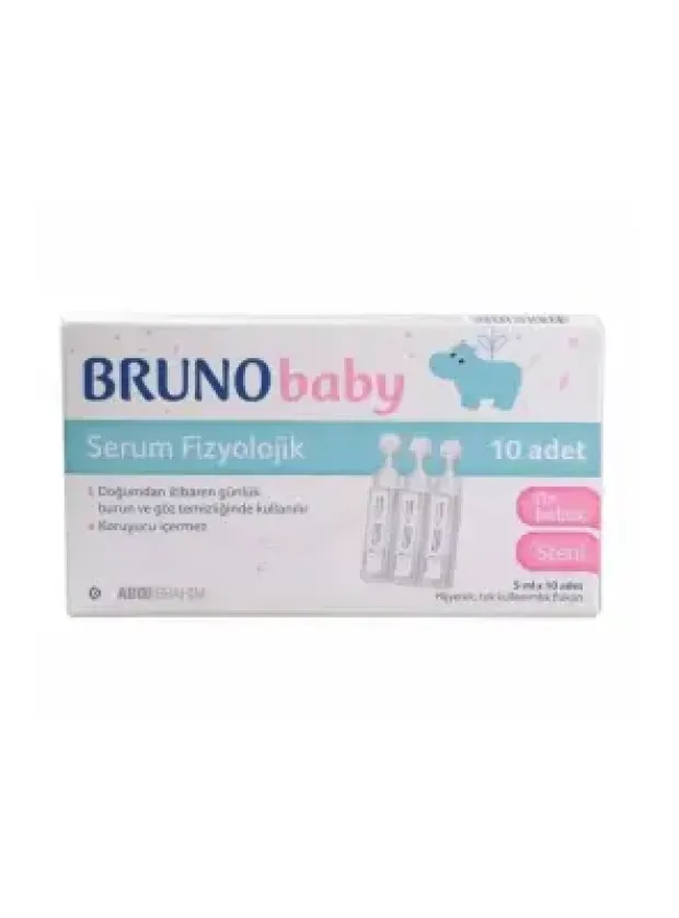 Bruno Baby Serum Fizyolojik 5 ml x 10 Adet