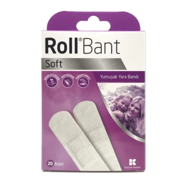 Roll Bant Soft Yara Bandı 20li