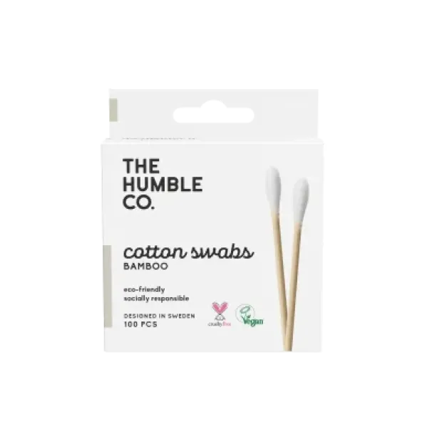 The Humble Co Bambu Kulak Çubuğu Spiral - Beyaz