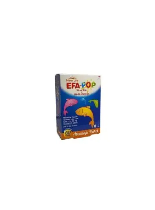 New Life EFA Pop 60 Kapsül Çiğnenebilir Balık Yağı